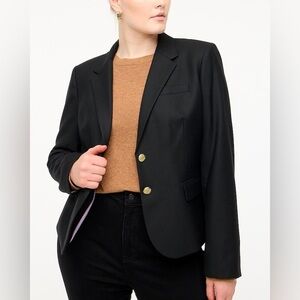 J. Crew Factory Original Schoolboy Blazer in Black